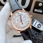 New Jaeger LeCoultre Master Geographic Men Watch Rose Gold